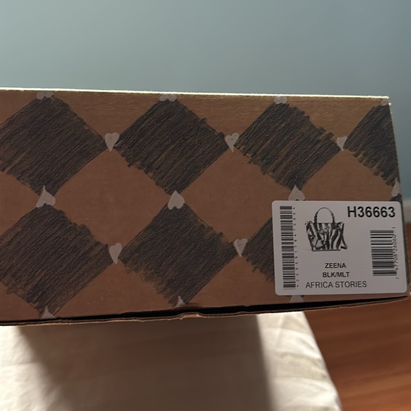 Brighton leather small tote in zebra stripe - Picture 5 of 11